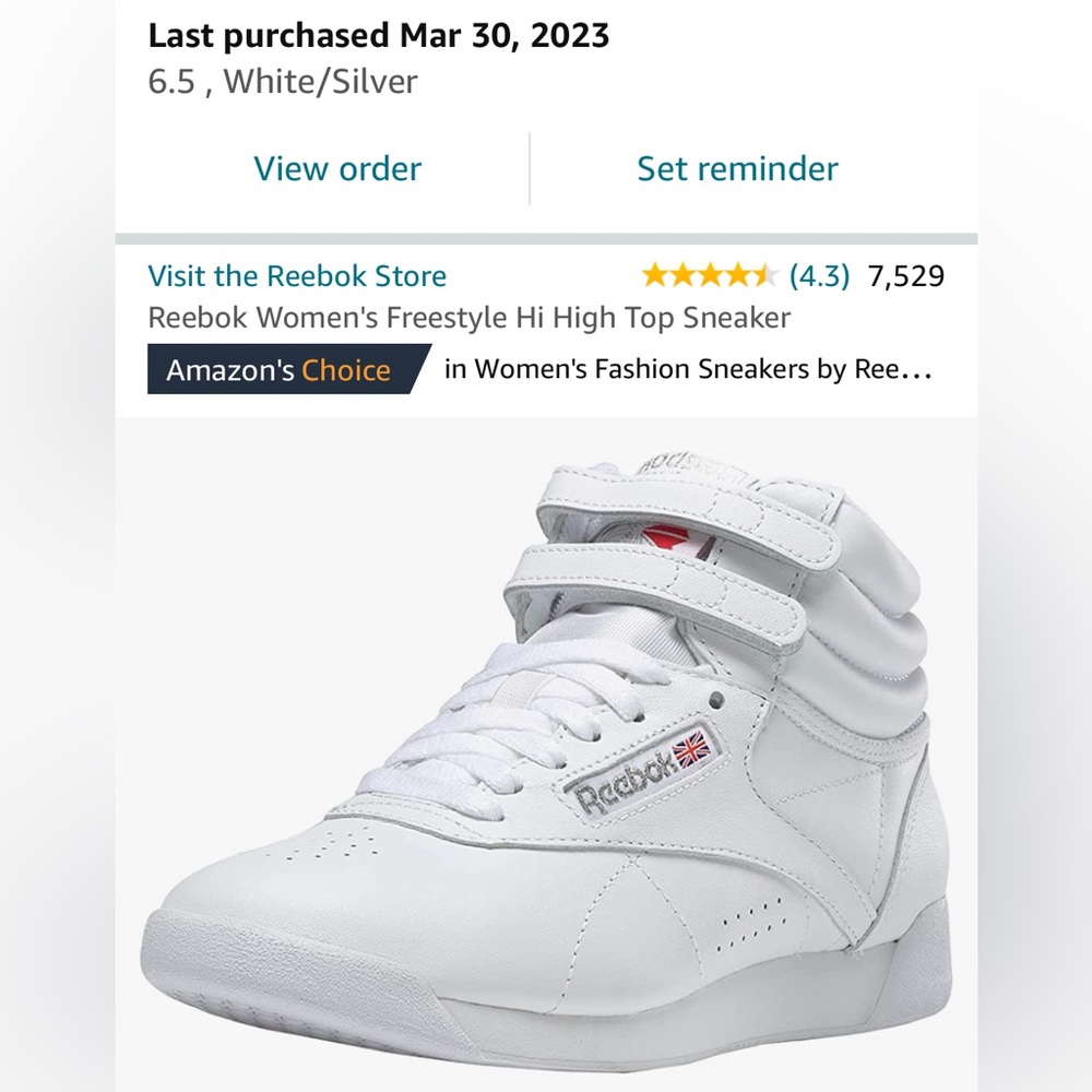 Reebok High Top Sneakers